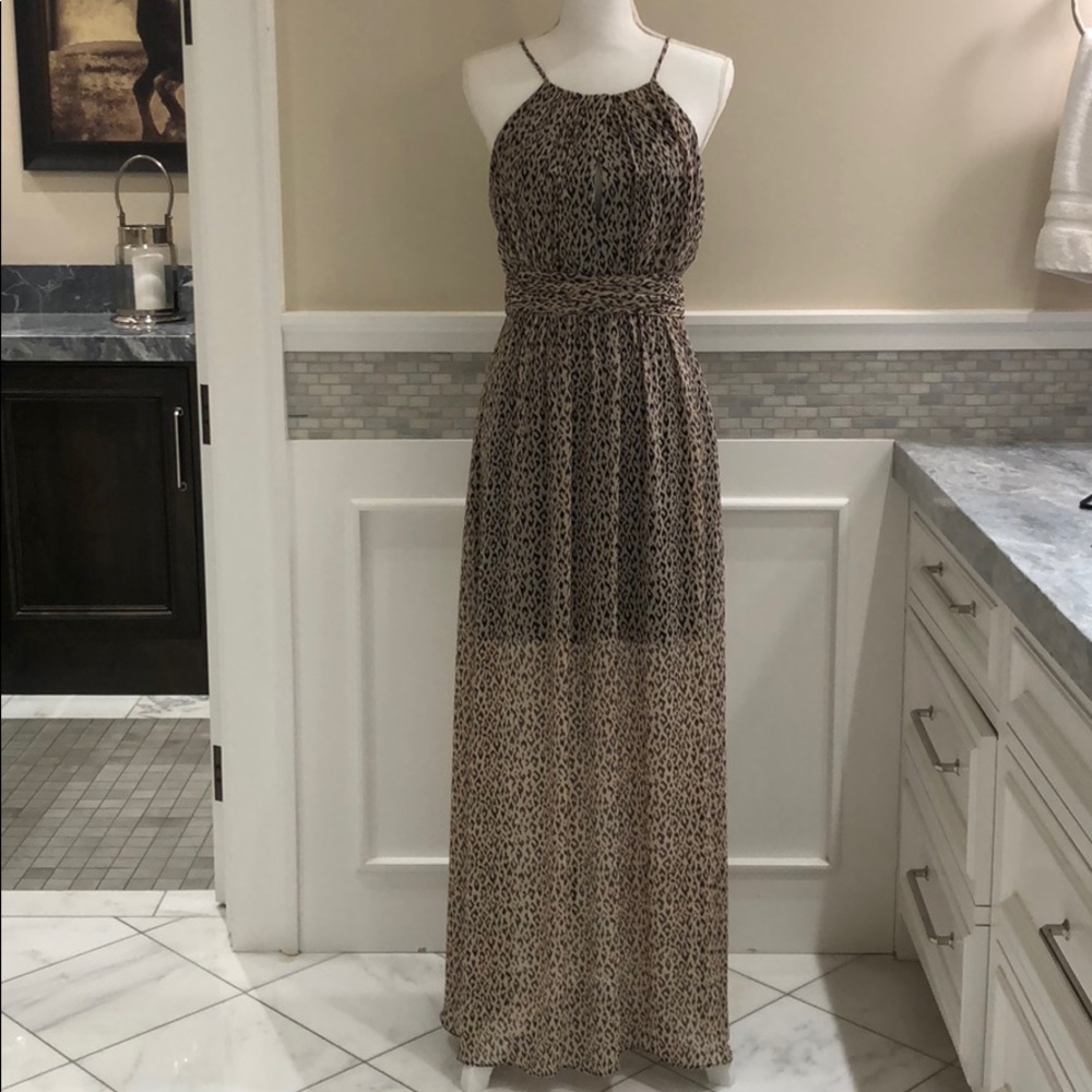 BCBGeneration leopard maxi dress